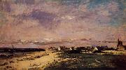 French Coastal Scene Charles-Francois Daubigny